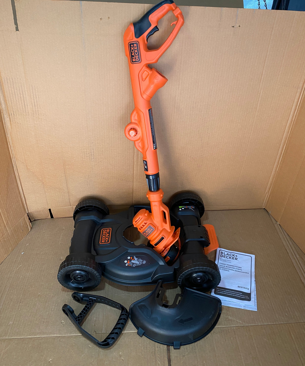 New Other BLACK+DECKER 3-in-1 12” Corded Lawn Mower, String Trimmer & Edger