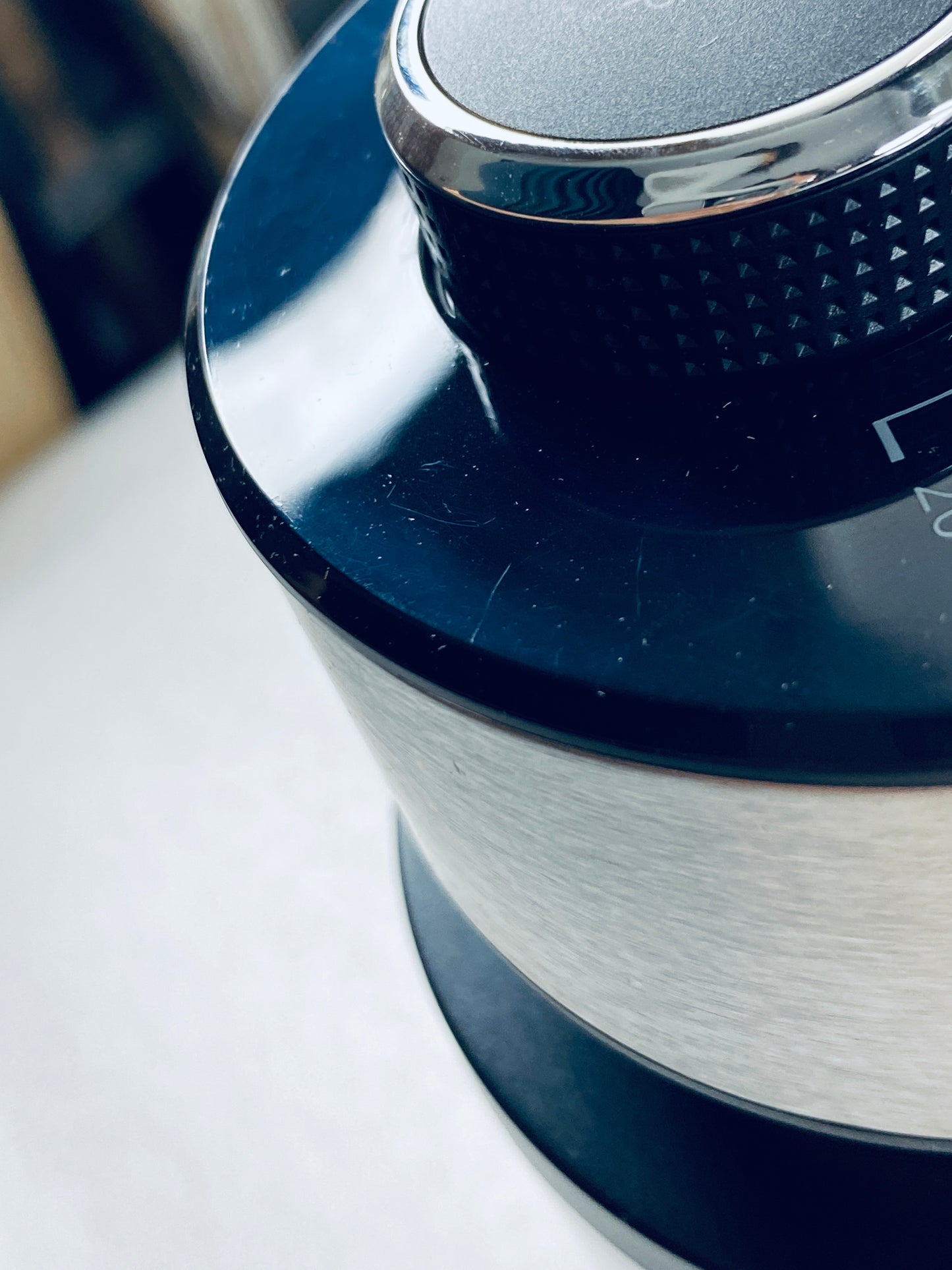 KRUPS Flat Burr Coffee Grinder 18 Settings 2-20 Cups, Black/Stainless Steel