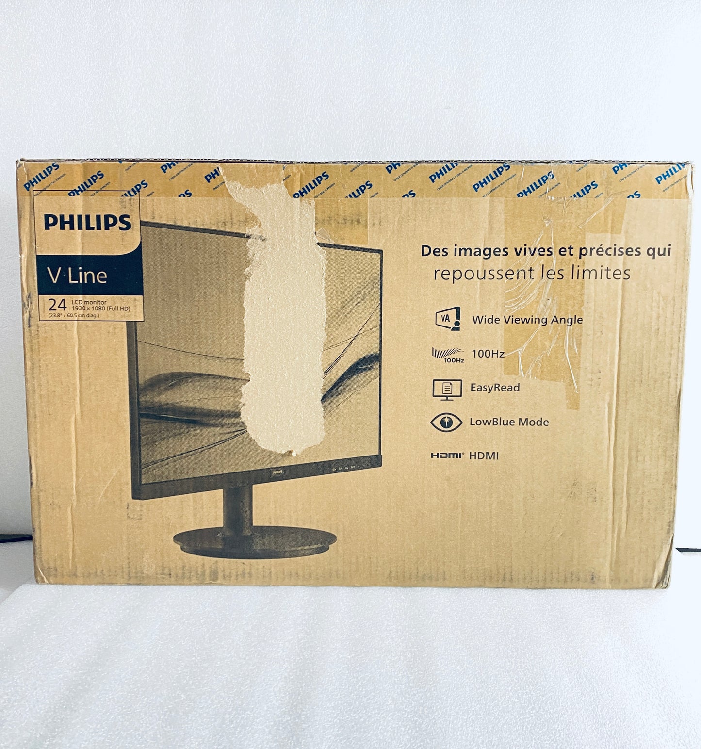 New Other Philips 24” 100Hz Frameless Full HD Monitor With Eye Care, Black