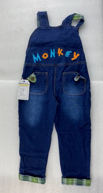 New Kidscool Space Size 3T Overall Denim, Blue
