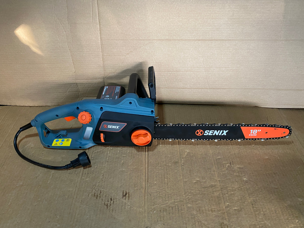 SENIX 18” Corded Electric Chainsaw With 15 Amp Motor