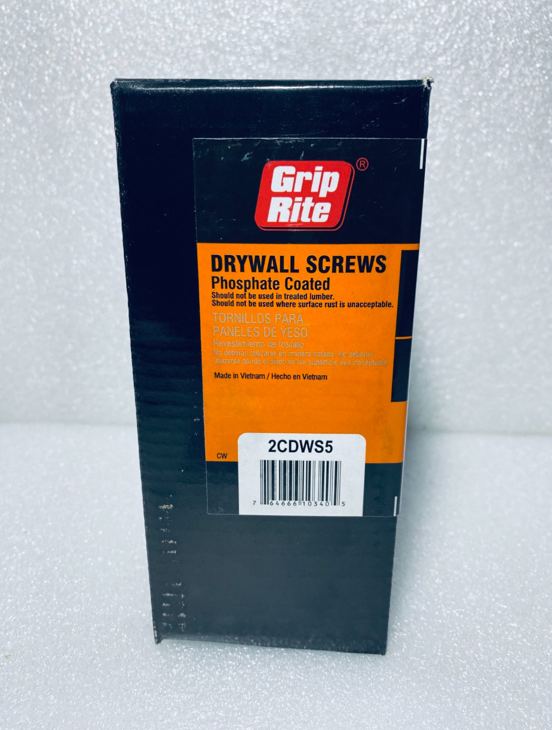lot Of 2 New - Grip Rite 5lb. #6 x 2” #2 Drywall Screws, 829 Screws Per Box