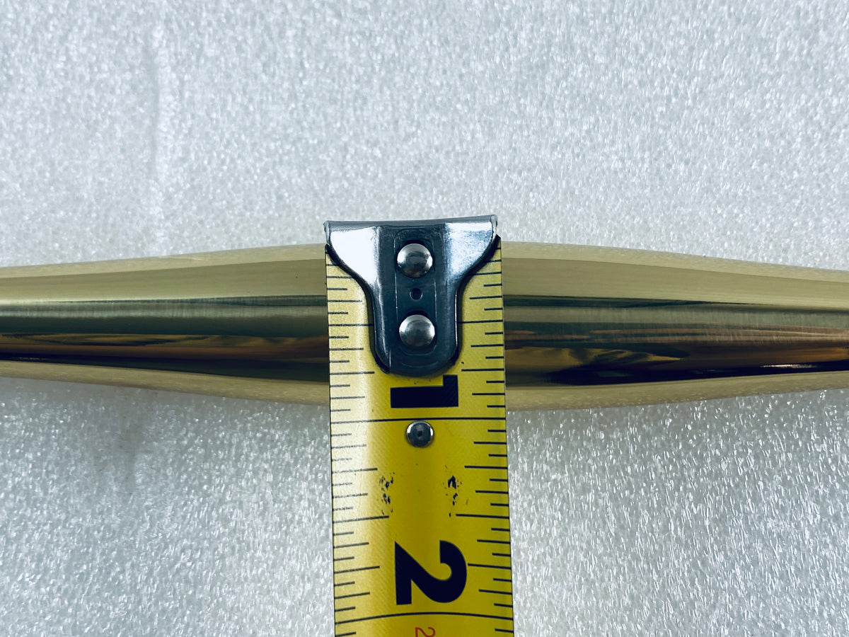 New Open Box Alno Charlie’s Collection 12" Contemporary Pull, Polished Brass
