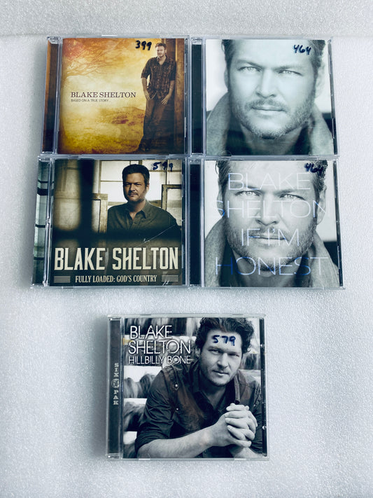 lot Of 5 - Blake Shelton Music CDs