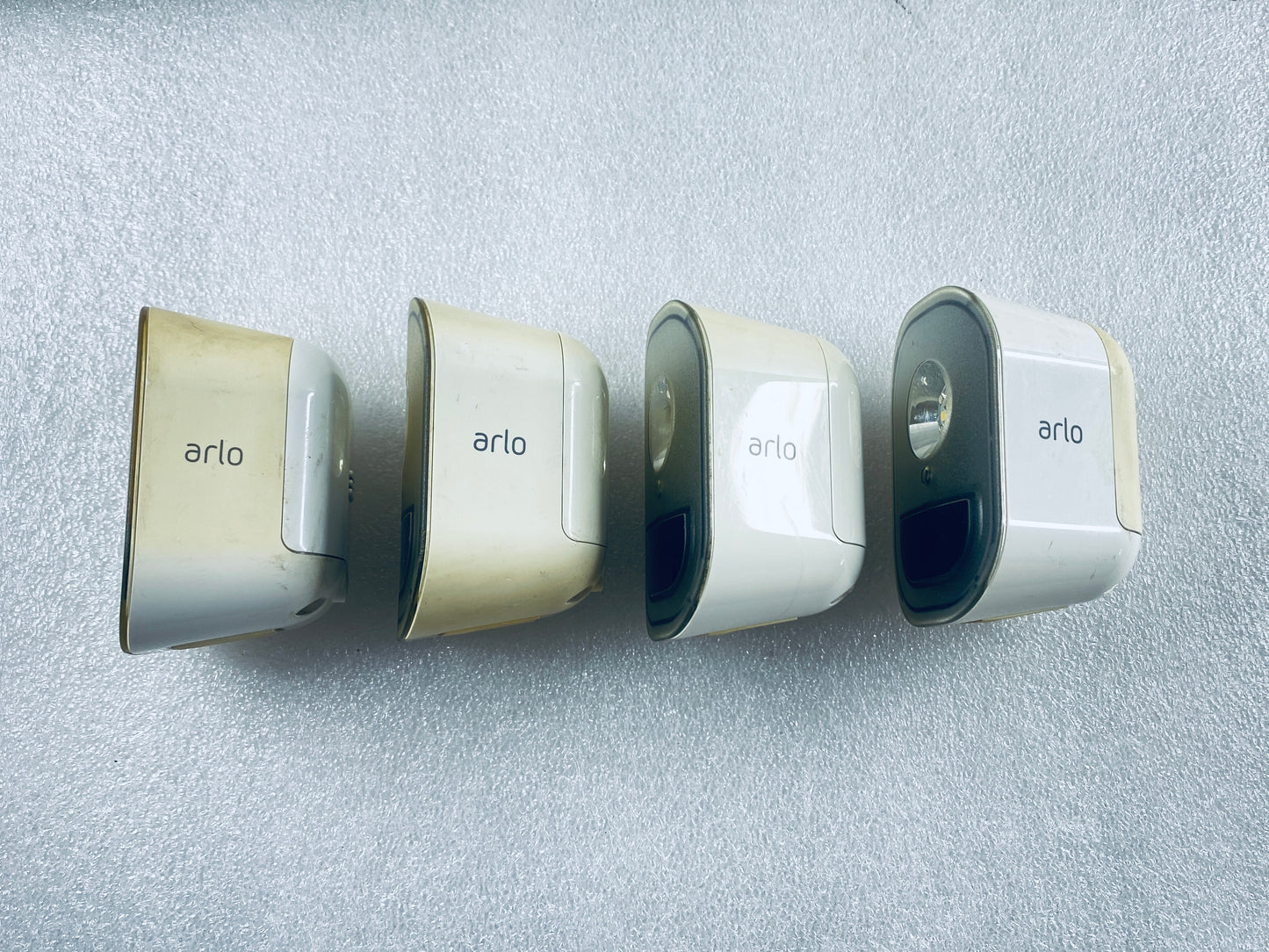 Lot Of 5–NetGear Arlo In/Outdoor Smart Security Lights With Base Station, White