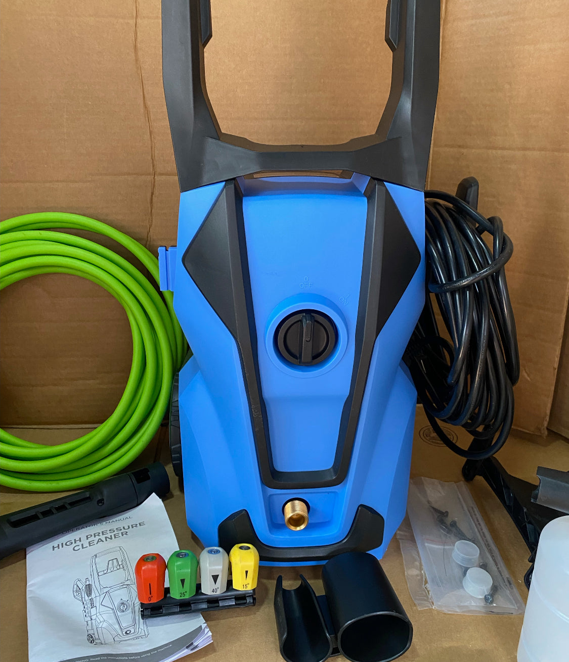 Imdot Electric Pressure Washer 5000PSI Max 4.0GPM With 4 Nozzles & Foam Cannon