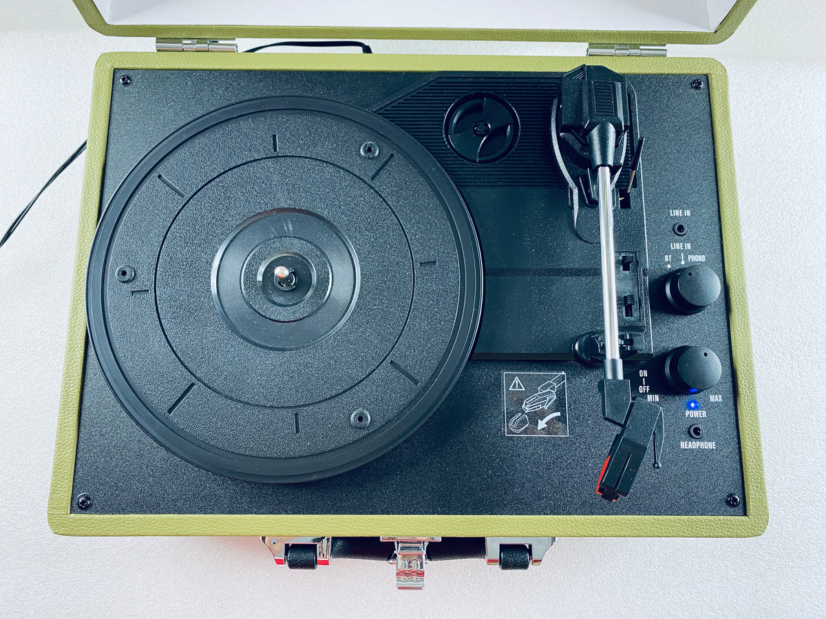 New Other Victrola Journey Bluetooth Suitcase Record Player, Green Olive