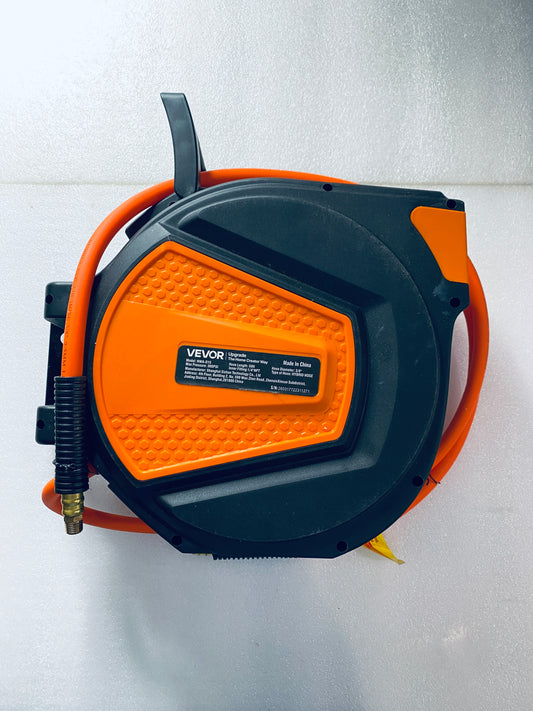 New Other VEVOR 3/8”x50’ Hybrid Retractable Air Compressor Hose Reel, 300PSI Max