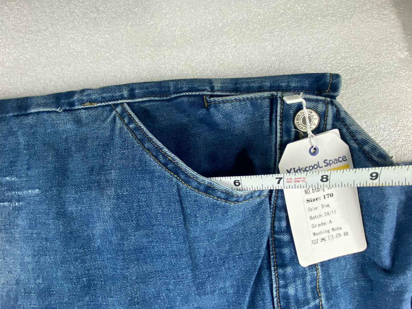 New Kidscool Space Size 16 Overall Denim, Blue