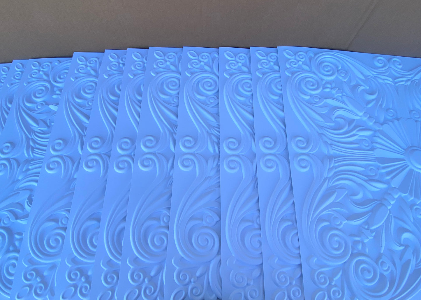 lot Of 12 New Other-Art3d Decorative 2' x 2' Spanish Floral Ceiling Tile, White