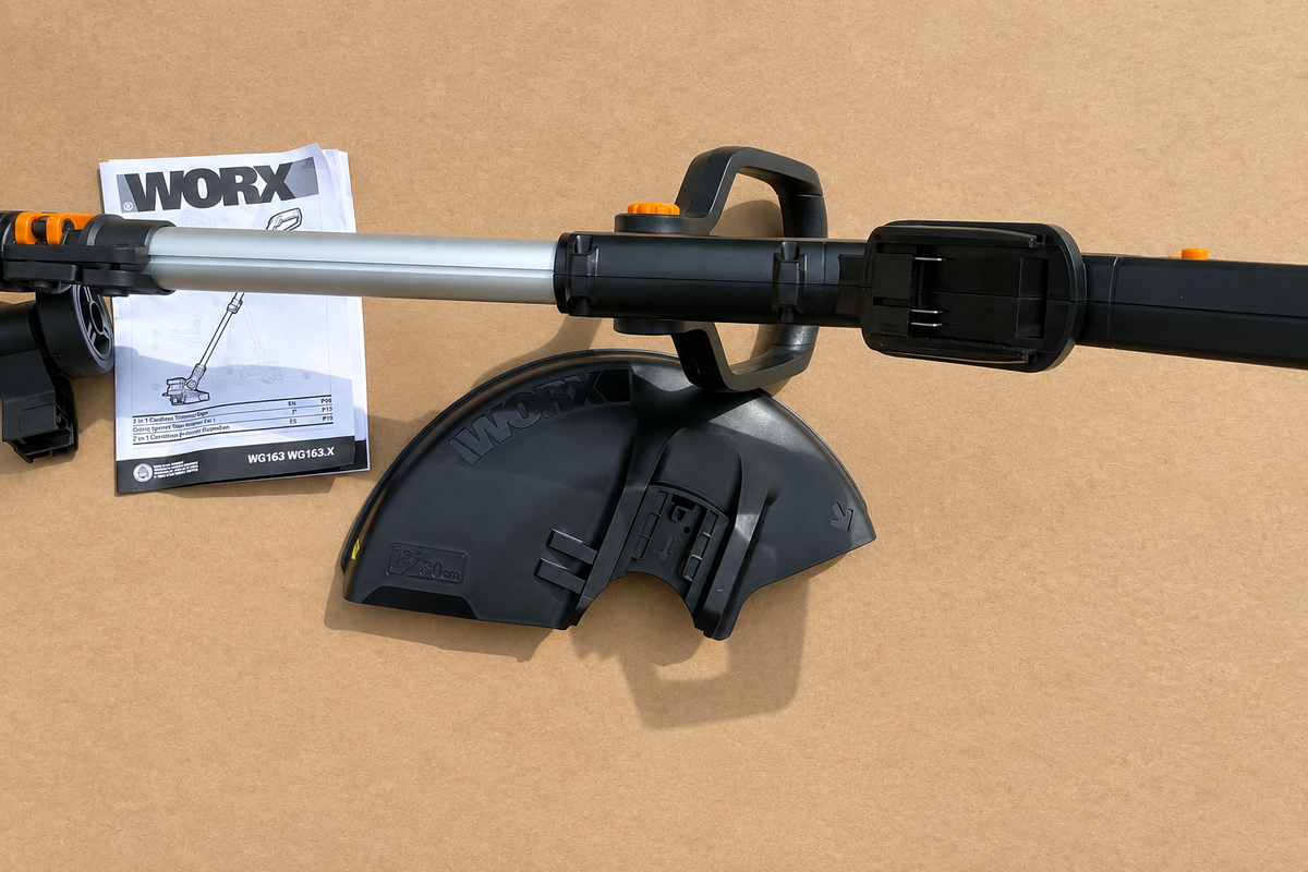 New Worx 20V 12" 2-in-1 Cordless String Trimmer & Electric Lawn Edger, WG163.9