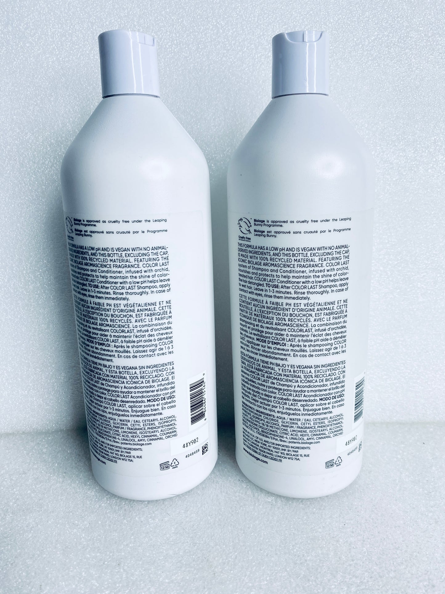 Lot Of 2-New Biolage Professional Color Last Conditioner For Color Treated Hair