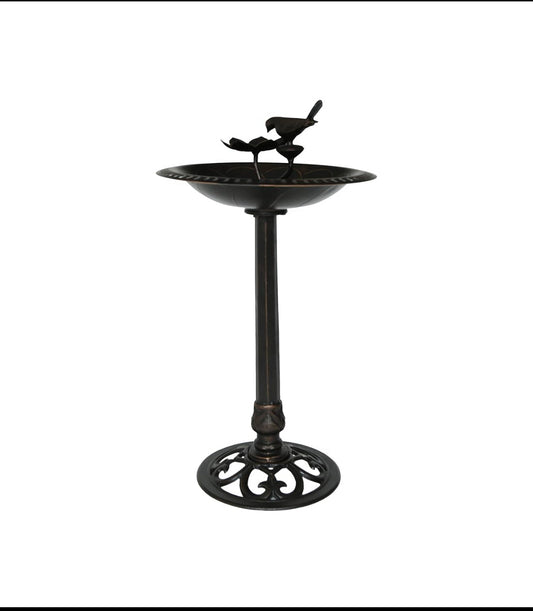 New Other Christopher Knight Home Anessa Outdoor Aluminum & Iron Bird Bath