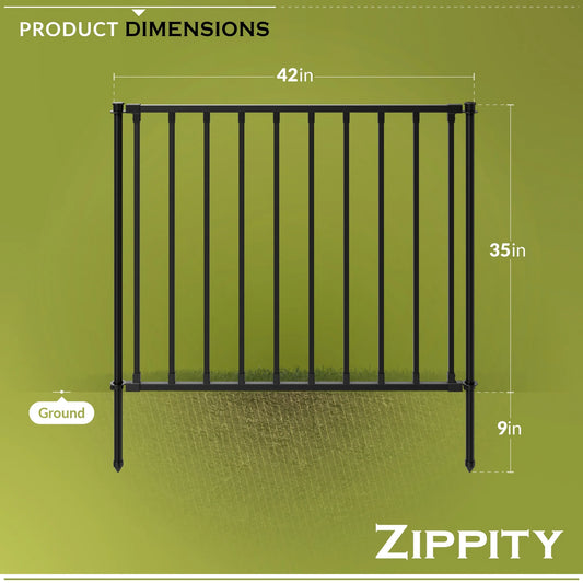 New Other Zippity 2 Panel 3’ H x 3.5’ W Zurich Poly-Steel No Dig Fence Kit