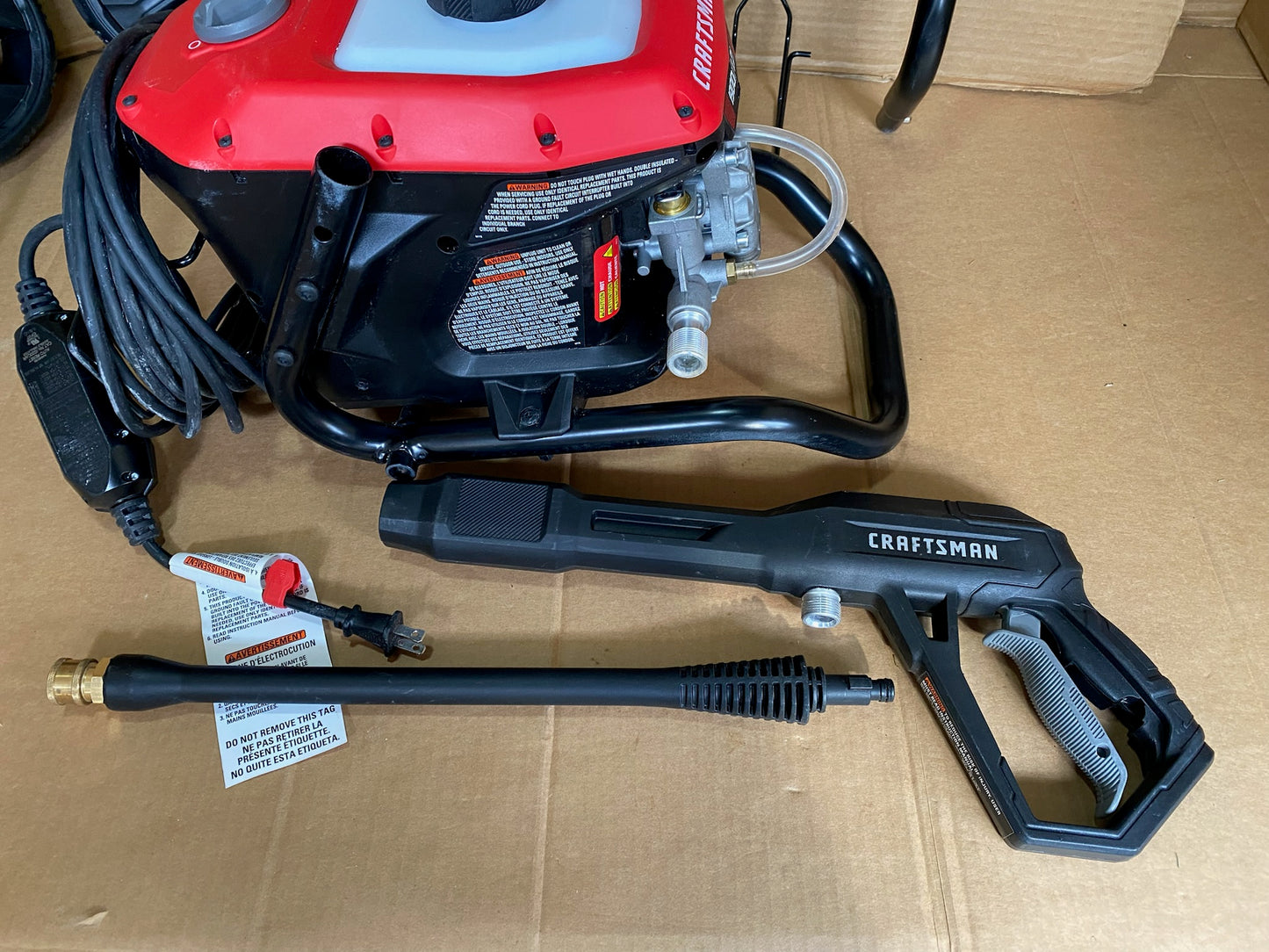 CRAFTSMAN 1900PSI Electric Cold Water Pressure Washer, 1.2-GPM
