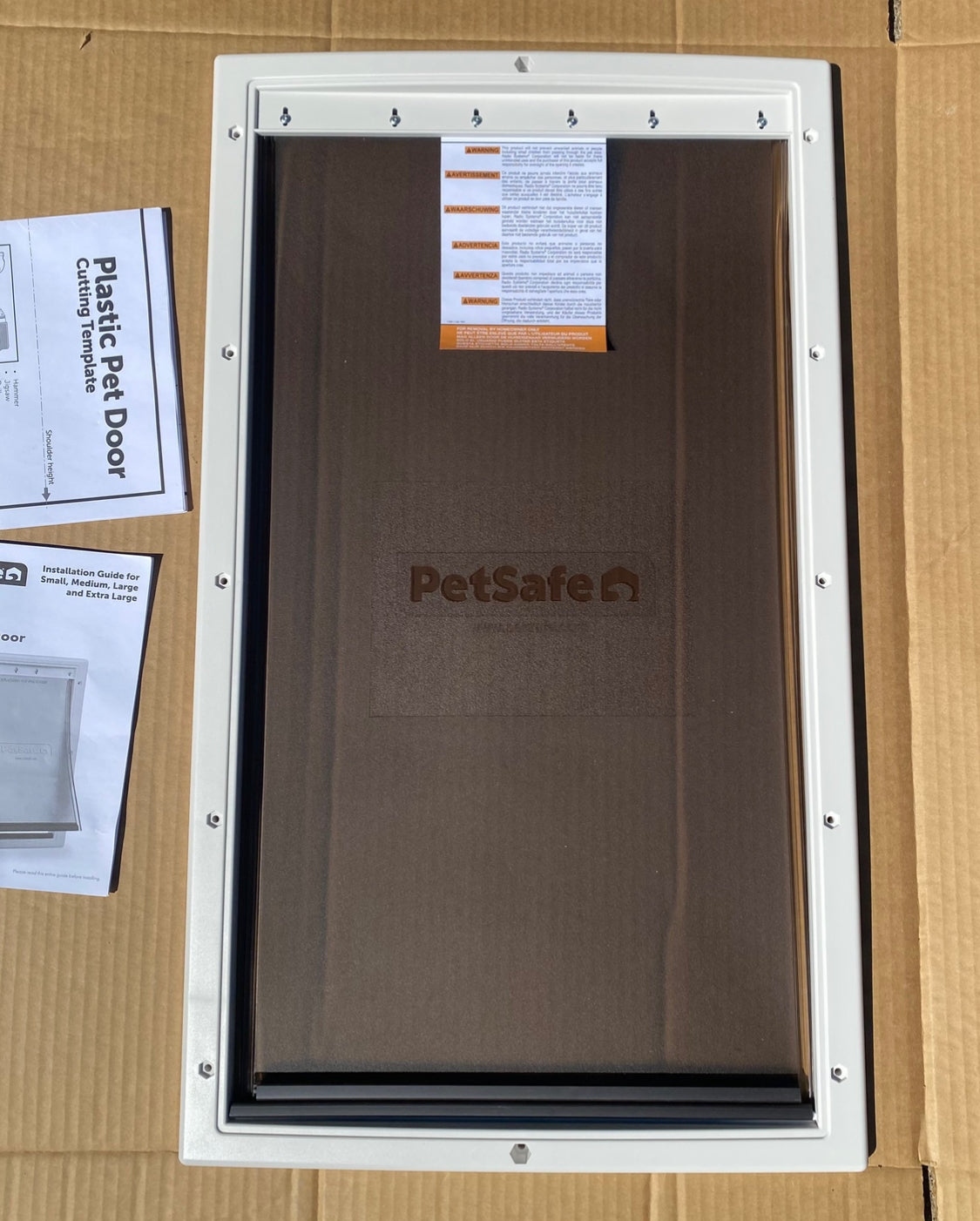 New Other PetSafe Plastic Pet Door for Extra Large Dogs Weighing Up to 220 lbs