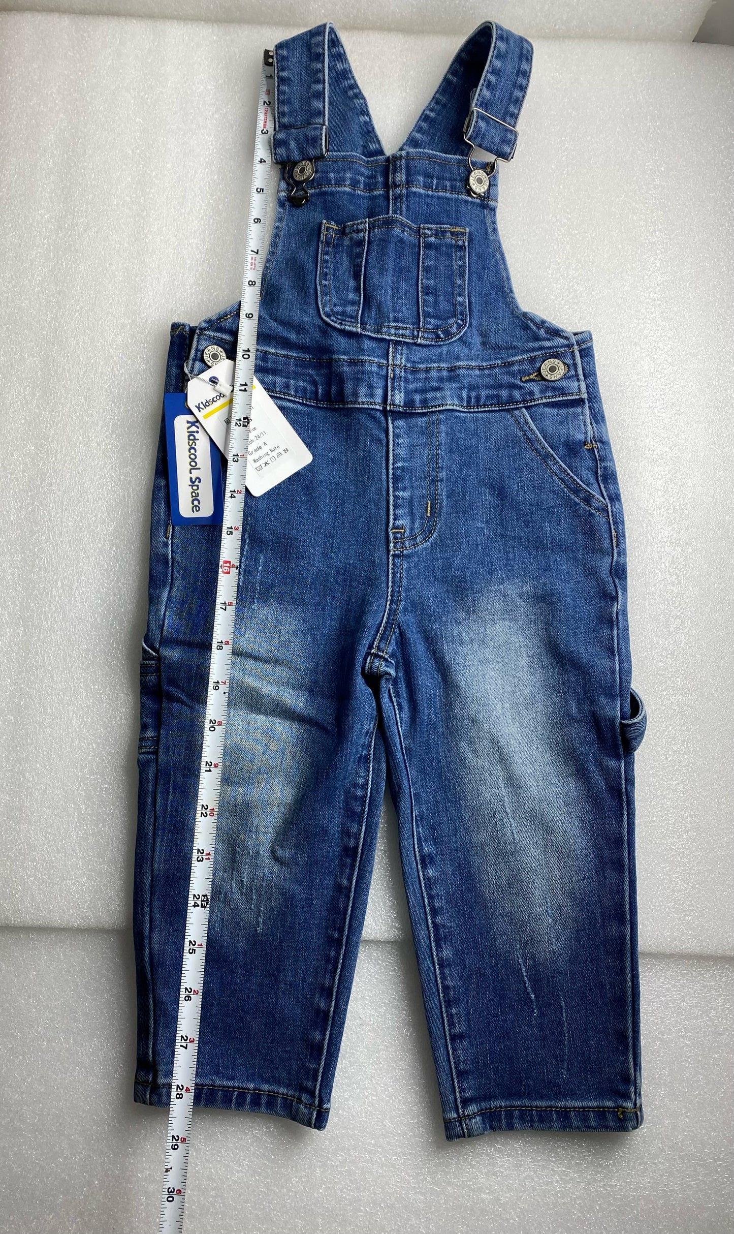New Kidscool Space Size 3 Years Overall Denim, Blue