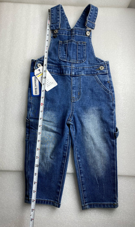 New Kidscool Space Size 3 Years Overall Denim, Blue
