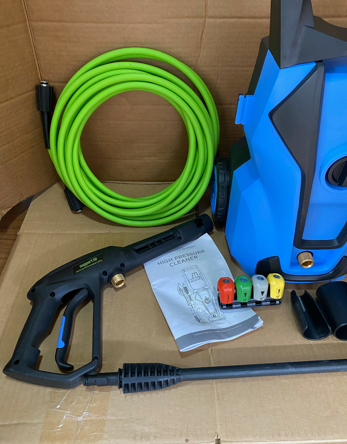 Imdot Electric Pressure Washer 5000PSI Max 4.0GPM With 4 Nozzles & Foam Cannon