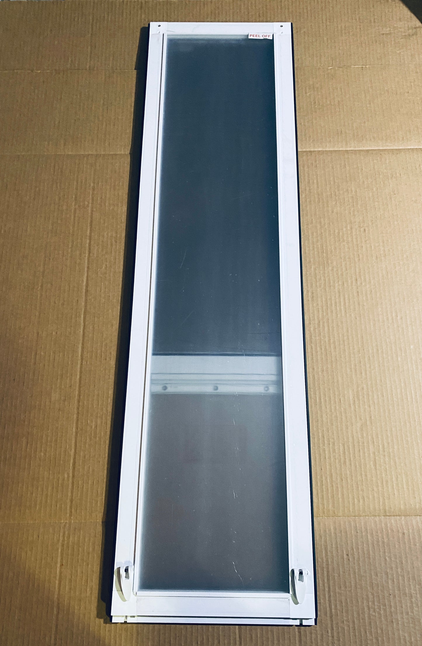New Open Box - Mesh Sliding Patio Pet Door (V2) + Clear Weather Resistant Panel