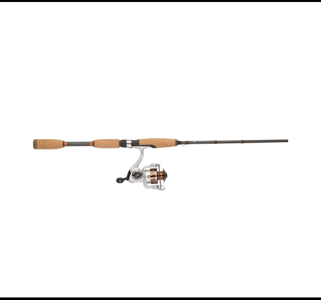 New Open Box Pflueger Monarch 2 Piece 7ft. UL Spin Combo