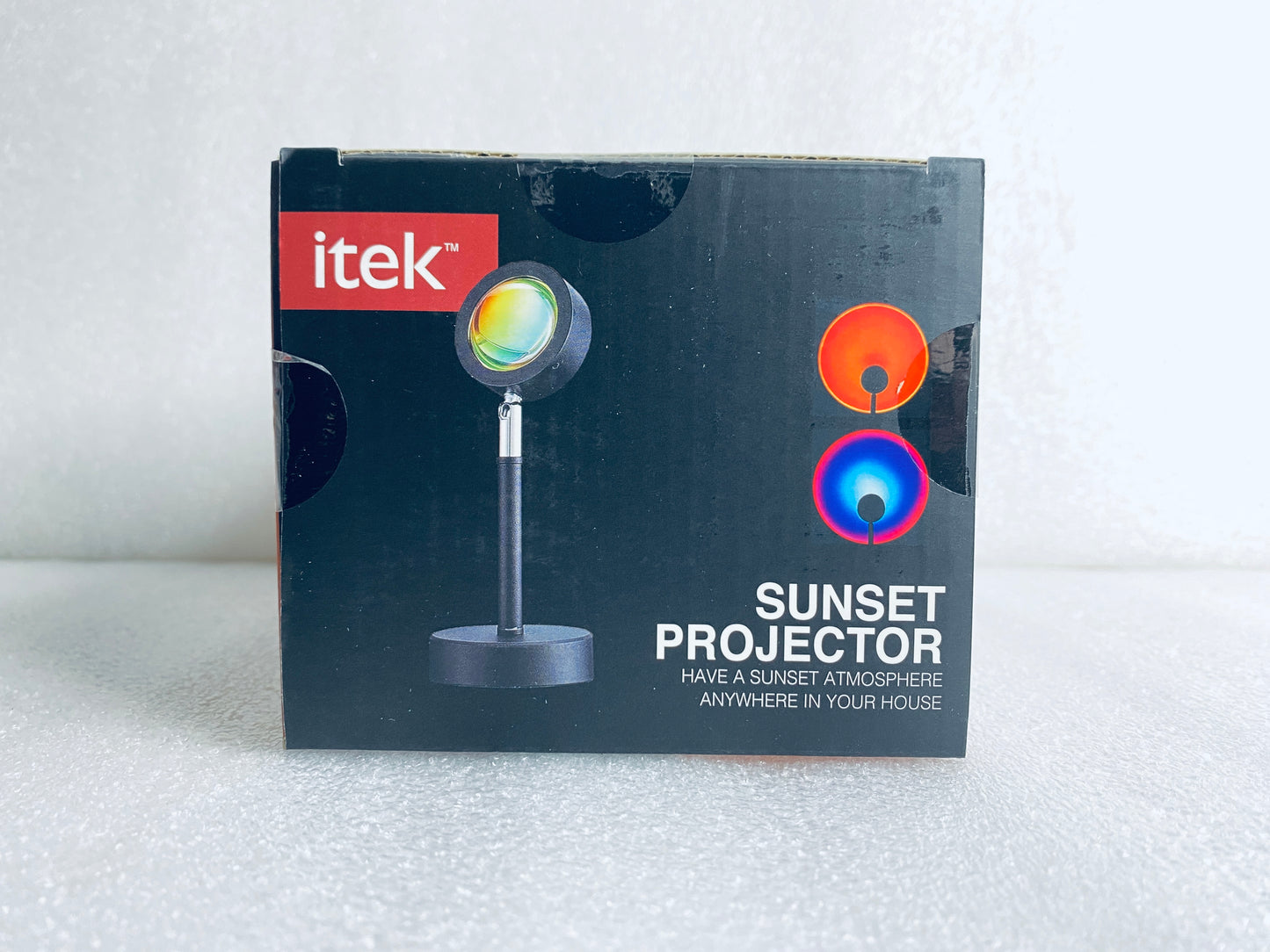 Lot Of 2 - New itek Sunset Projector 180 Degree Rotation Rainbow And Sunset