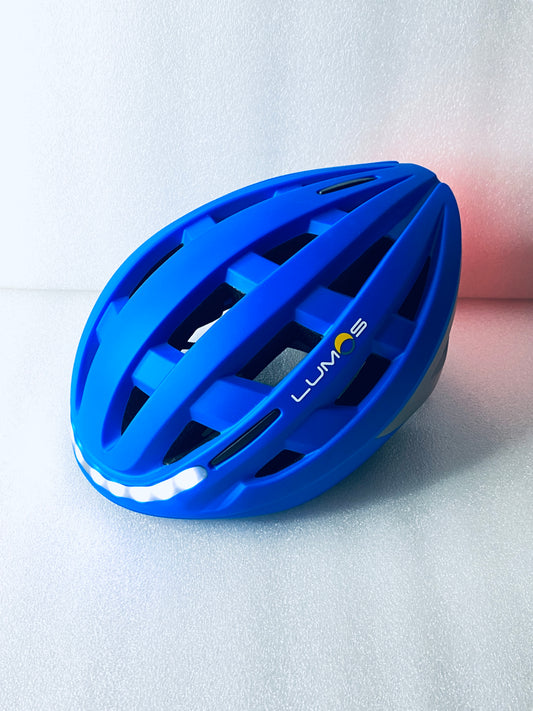 New Other-Lumos Kickstart M/L Bluetooth Blue Smart Bike Helmet With Remote
