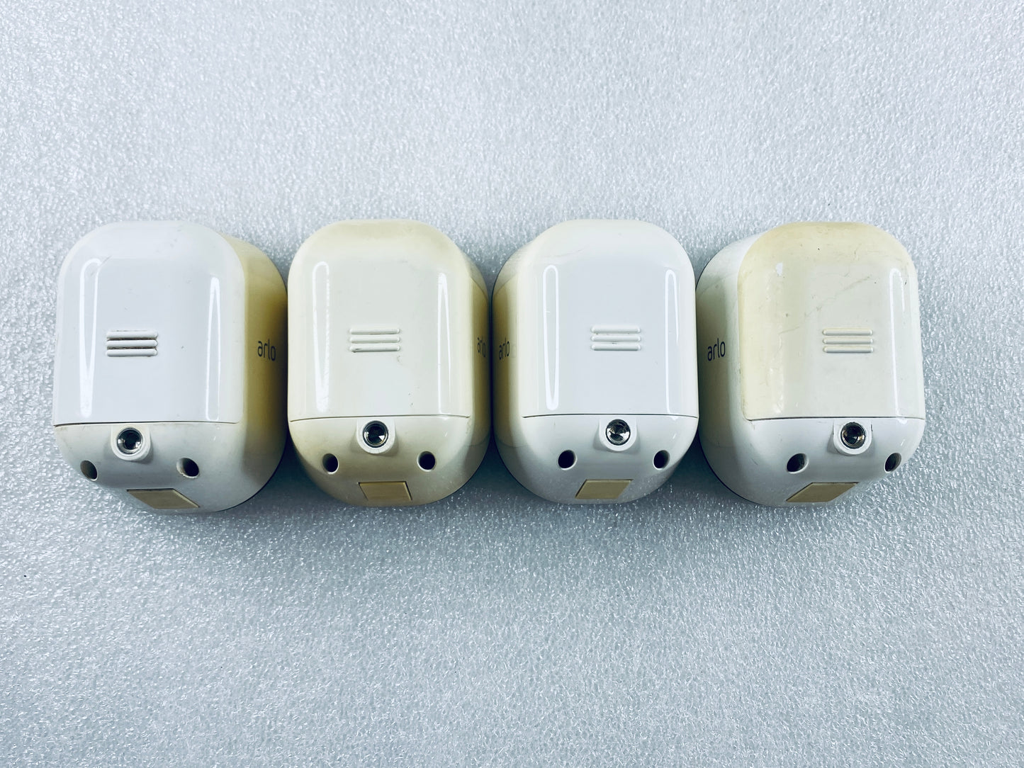 Lot Of 5–NetGear Arlo In/Outdoor Smart Security Lights With Base Station, White