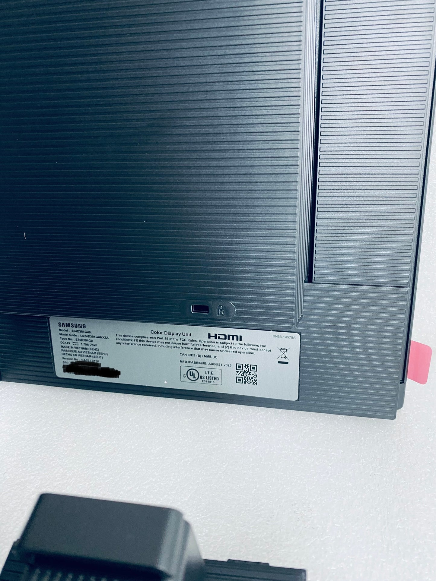 New Open Box Samsung 24" (S30GD) Essential Monitor With IPS Panel, Tilt Stand