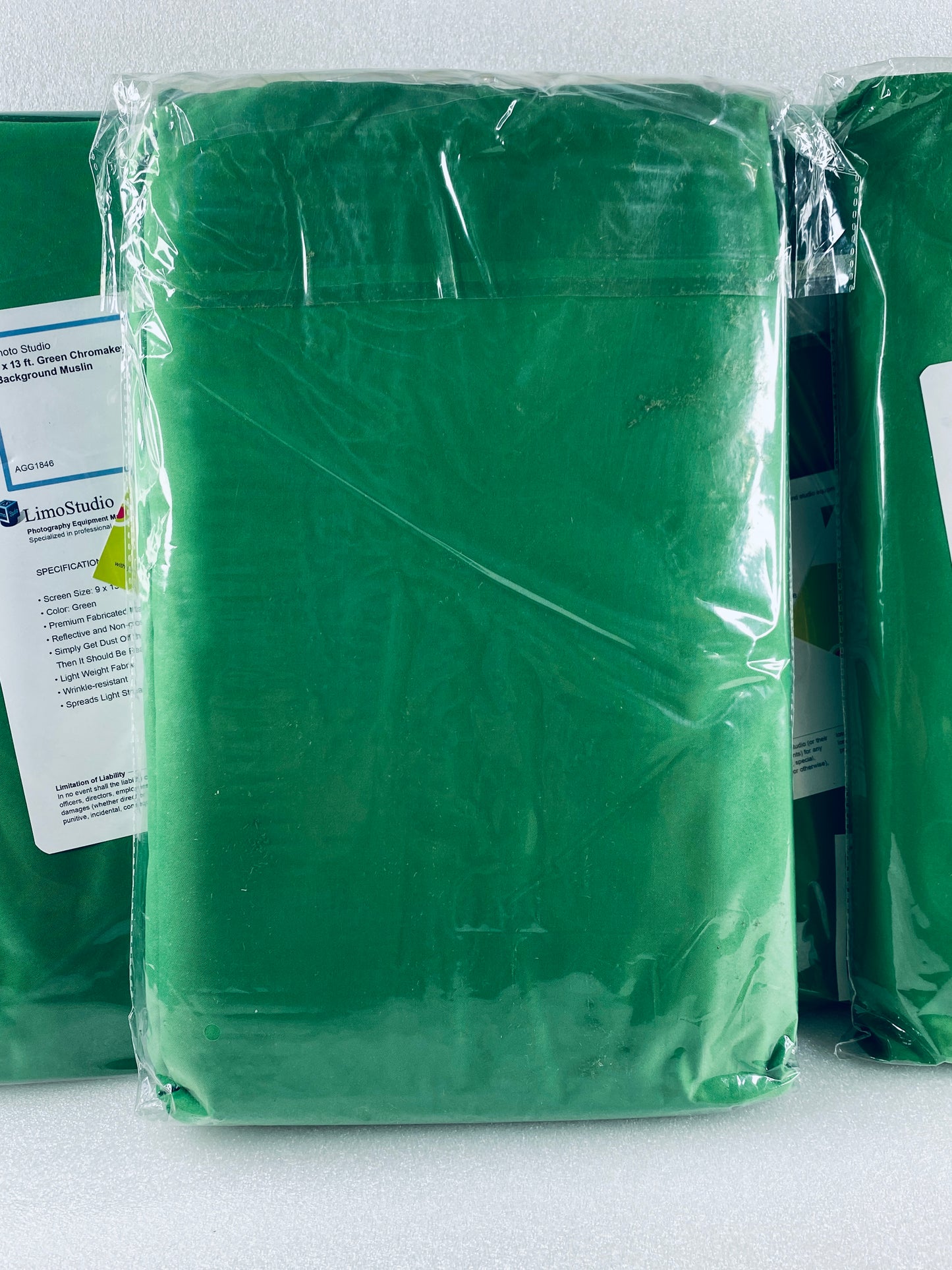 Lot Of 5 – New LimoStudio Photo Studio 9’ x 13’ Green Chromakey Background
