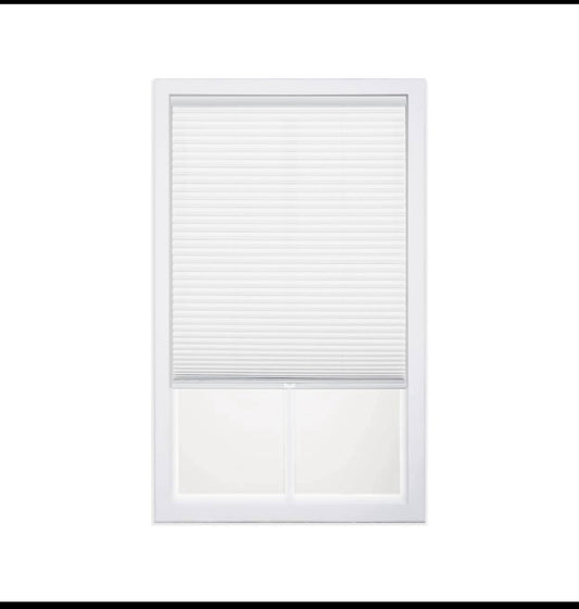 New Open Box DEZ FURNISHINGS Cordless 1" Light Filtering Cellular Shade, 63"x72"