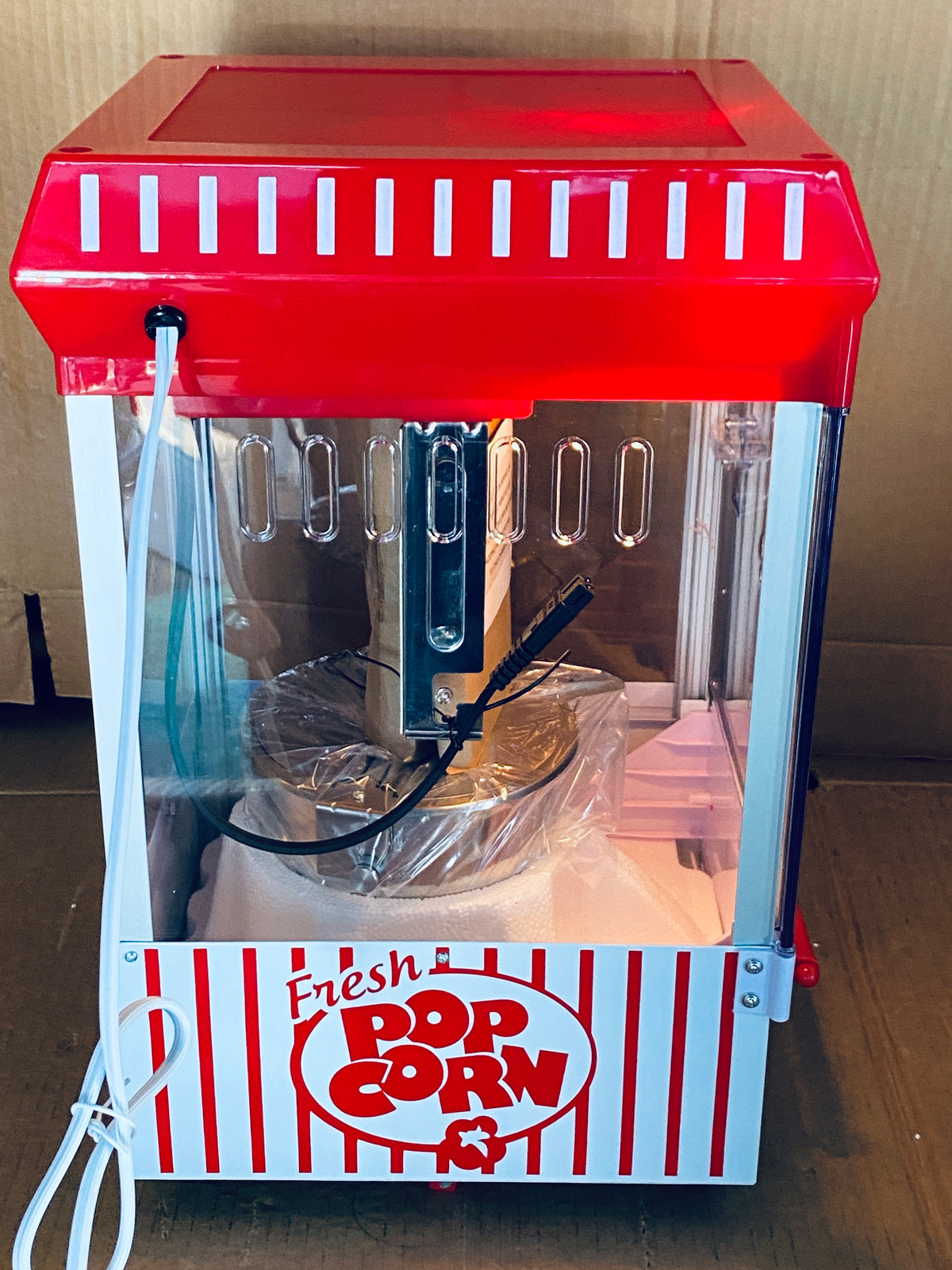 New Other Nostalgia Popcorn Maker Machine With Professional Cart & 2.5 Oz Kettle