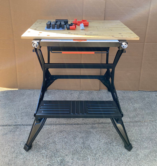 Black & Decker Portable Folding Workbench, Project Center & Vice, WM425-A