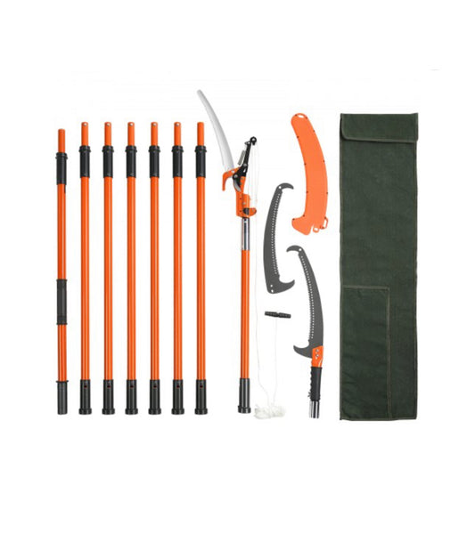 New Other Vevor 7.3-27’ Extendable Manual Pole Saw/Pruner Steel Blade & Scissors