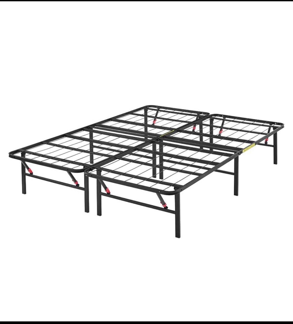 New Other Amazon Basics King Size 14” Foldable Metal Platform Bed Frame, Black