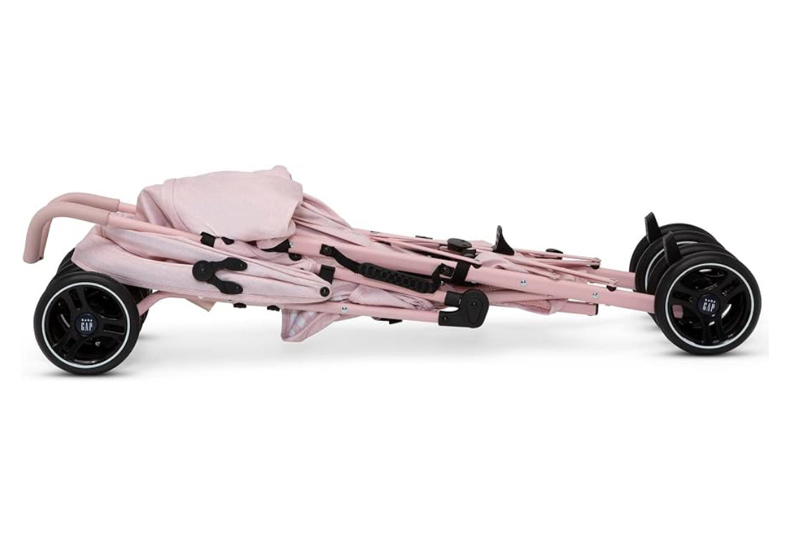 Like New BabyGap Lightweight Classic Stroller With Recline & Compact Fold, Pink