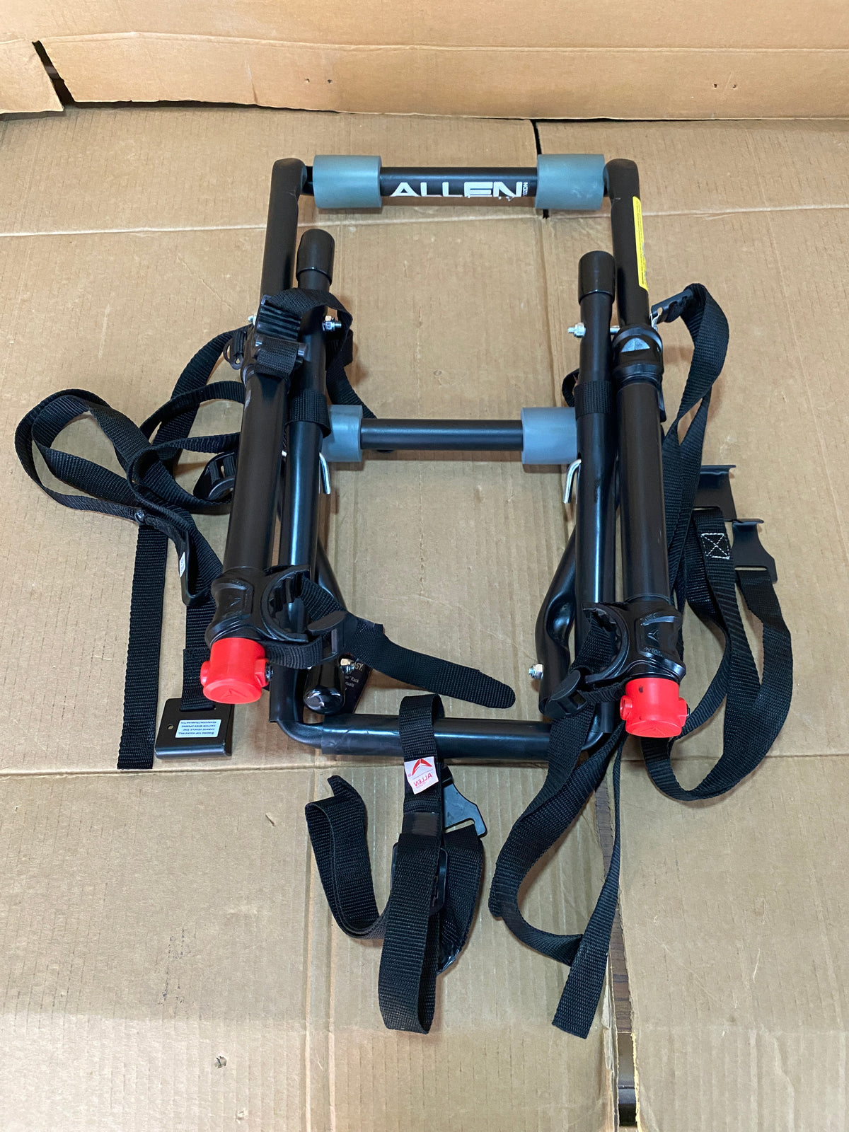 Allen Sports Two Bike Black Rack Deluxe Trunk Mount Bike Carrier