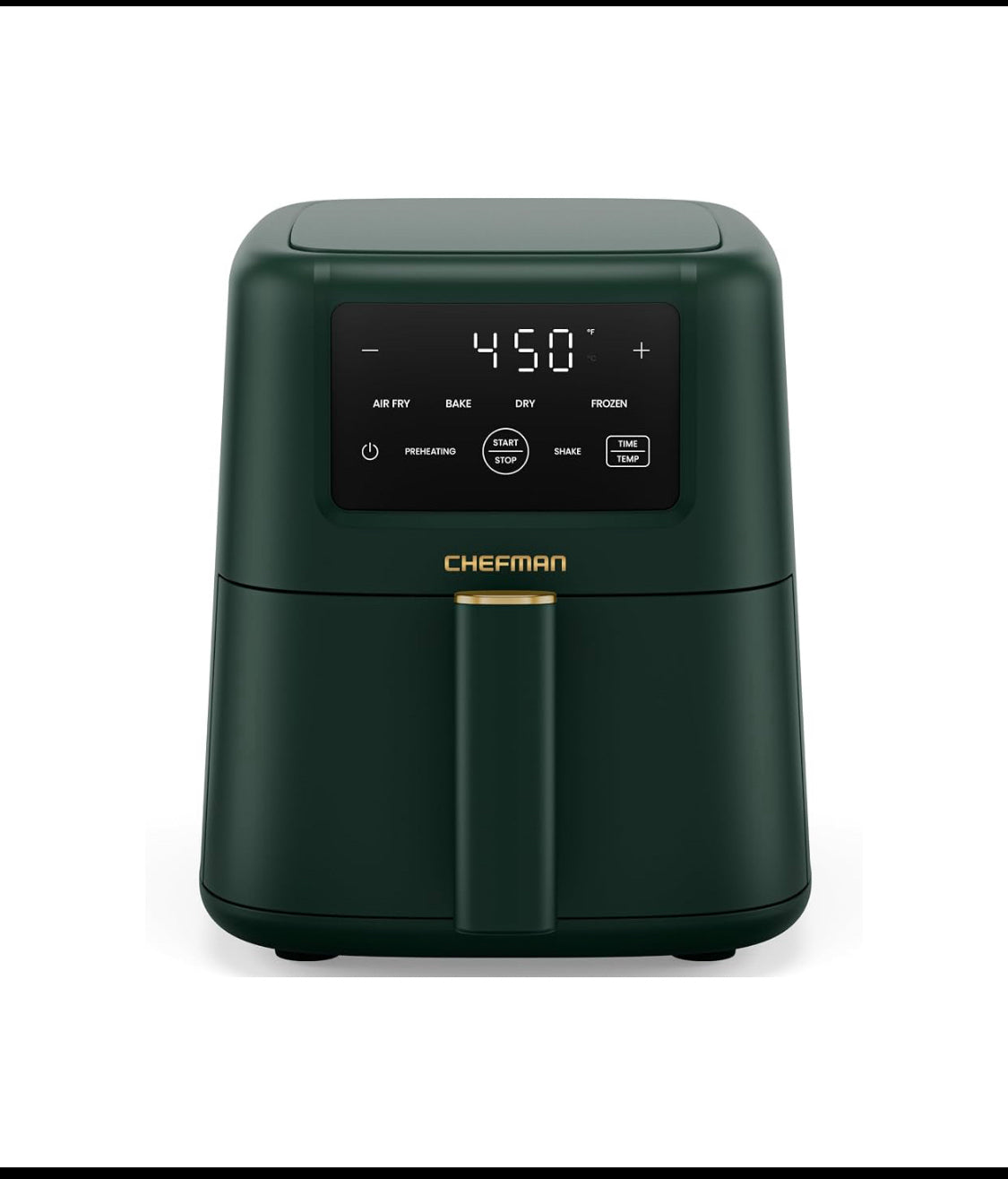 Chefman TurboFry 3.5 Qt. 4-in-1 Air Fryer, 450°F Max Temp With Nonstick Basket