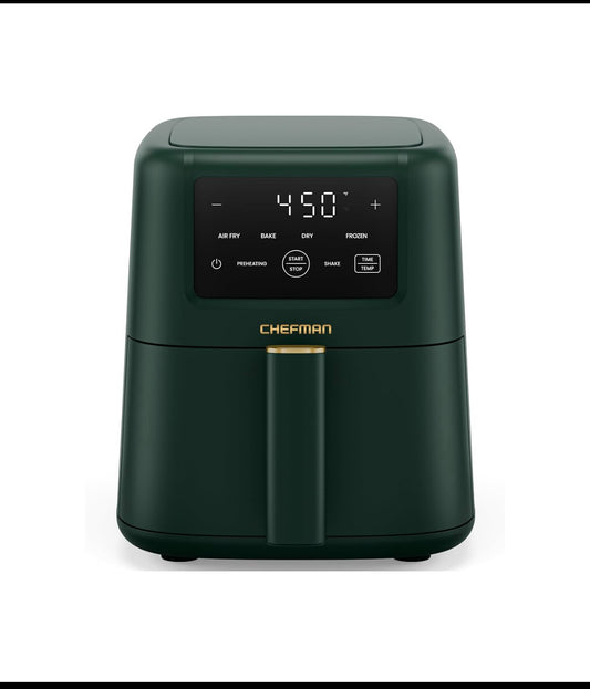 Chefman TurboFry 3.5 Qt. 4-in-1 Air Fryer, 450°F Max Temp With Nonstick Basket