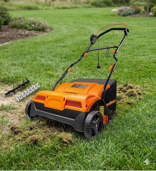 New Other LawnMaster Electric 16” 13Amp Dethatcher & Scarifier W/ Collection Bag