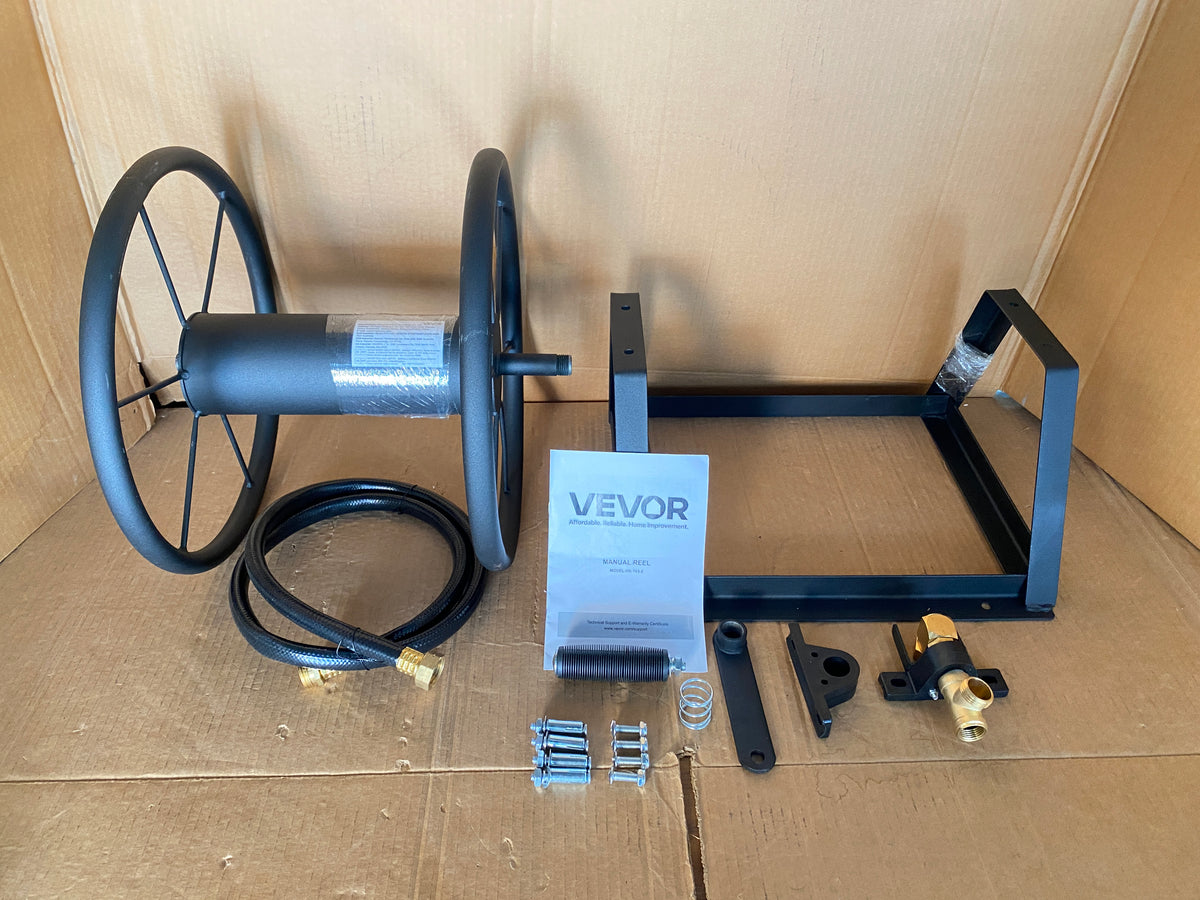 New Other VEVOR Wall Mounted Hose Reel Winder, Holds 200 ft 5/8-inch Water Hose