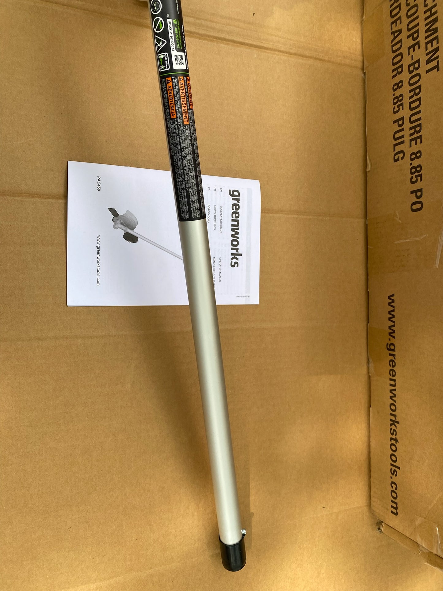 New Greenworks 8” Edger Attachment For Greenworks Capable String Trimmers
