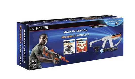 Sony PlayStation 3 Mayhem Edition Bundle, Controllers, Killzone 3 & Resistance 3