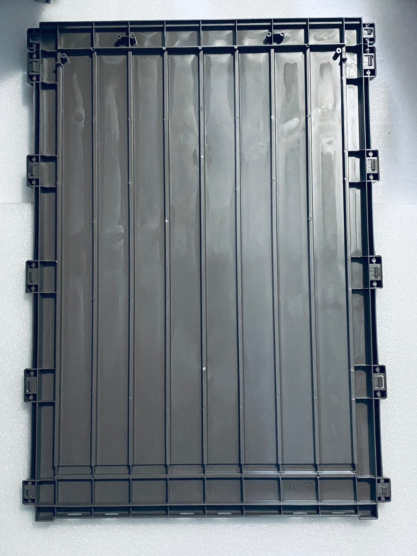 New Open Box LHBGO Outdoor 48 Gallon Lockable Package Delivery Box W/ Sign, Grey