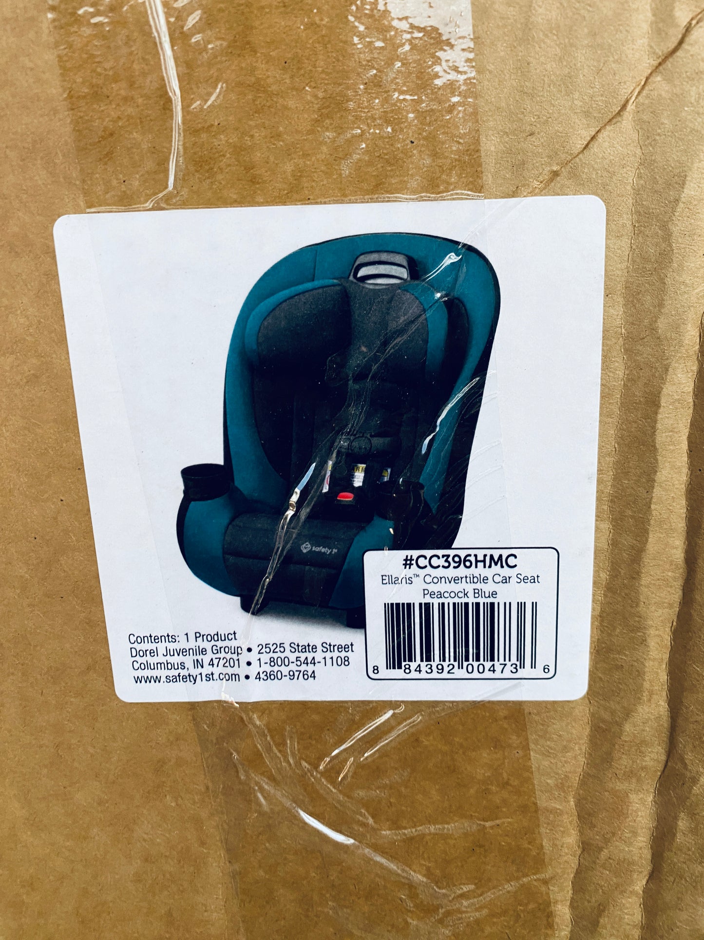 New Open Box Safety 1st Ellaris 3-in-1 Convertible Rear&Forward-Facing Car Seat