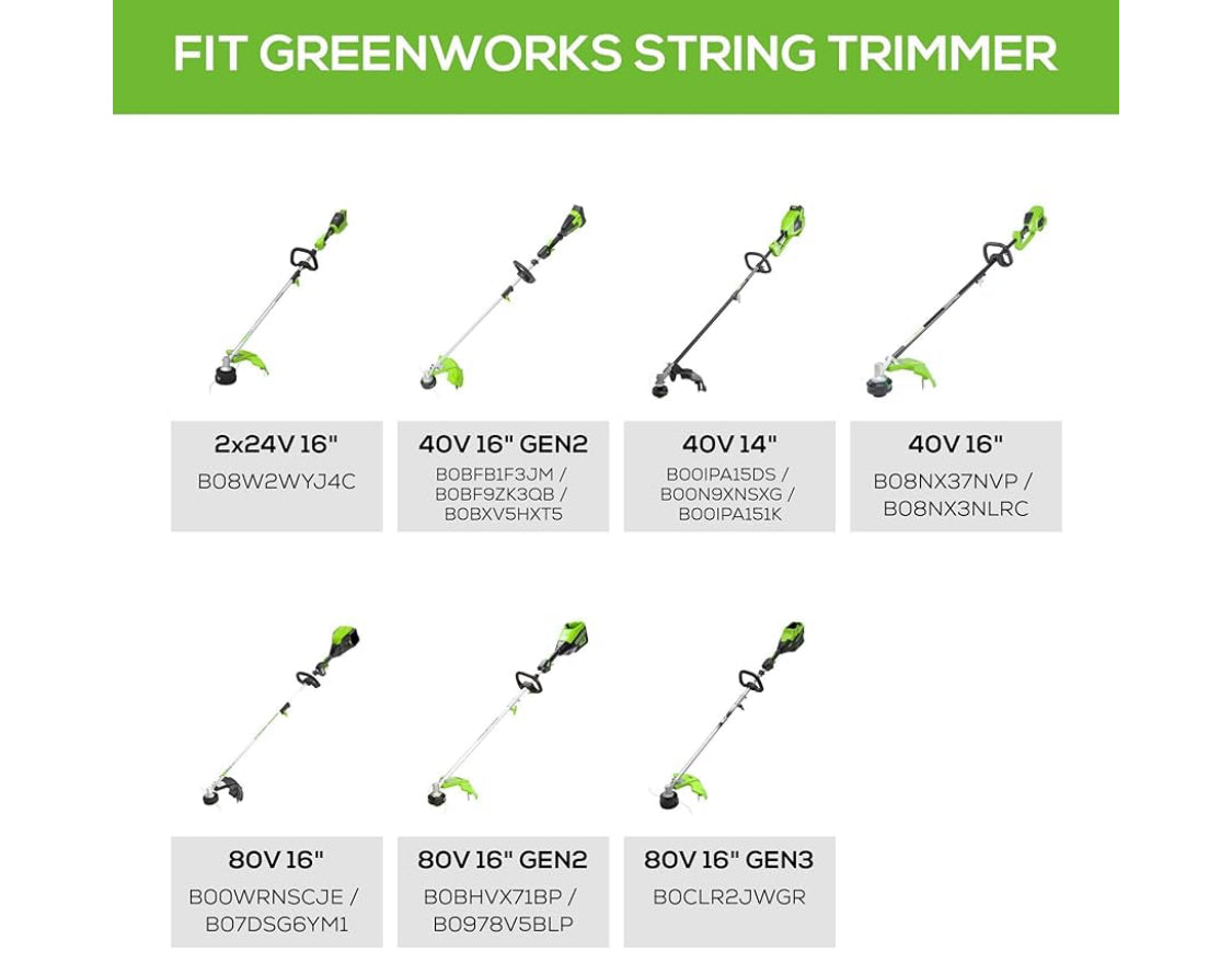 New Greenworks 8” Edger Attachment For Greenworks Capable String Trimmers