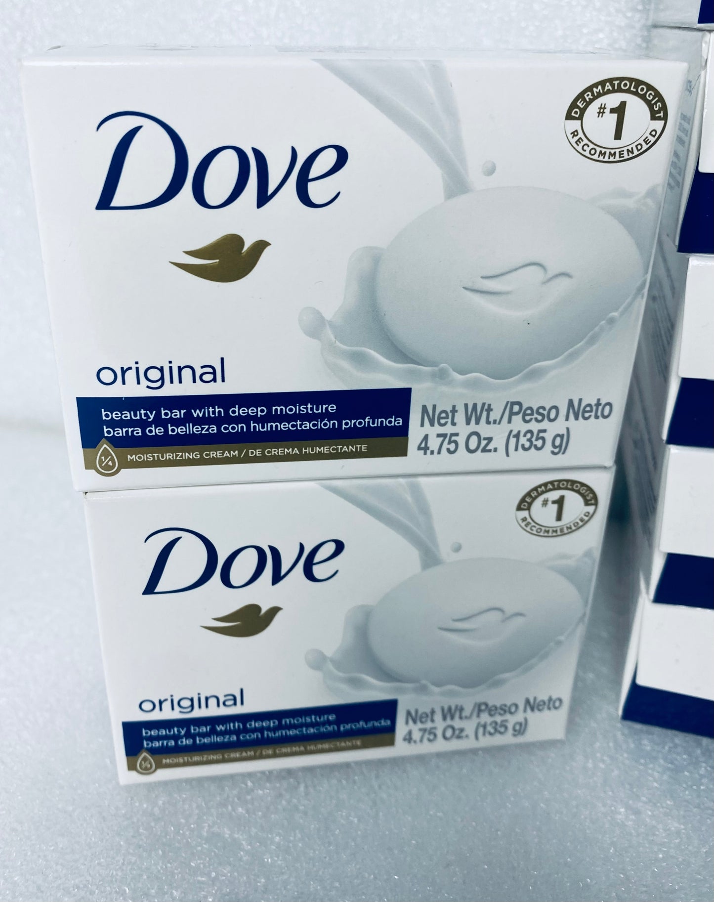 Lot Of 24 - New Dove Original Beauty Bar With Deep Moisture Soap, 4.75 oz Each