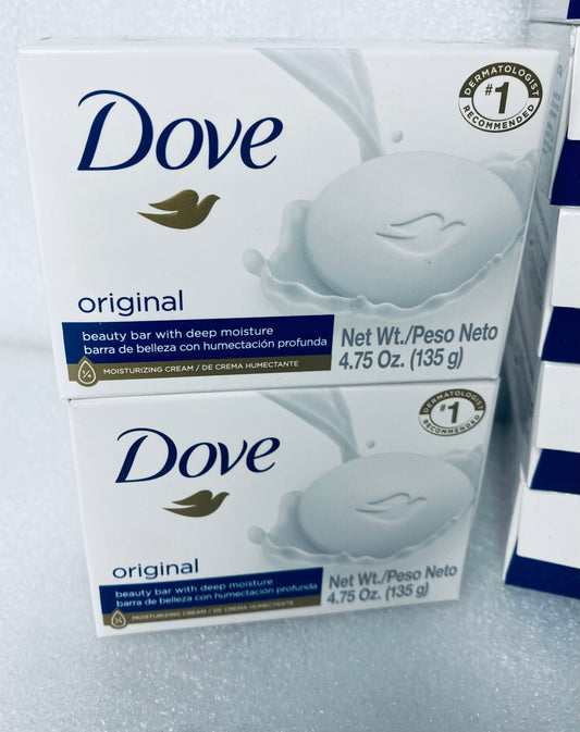 Lot Of 24 - New Dove Original Beauty Bar With Deep Moisture Soap, 4.75 oz Each