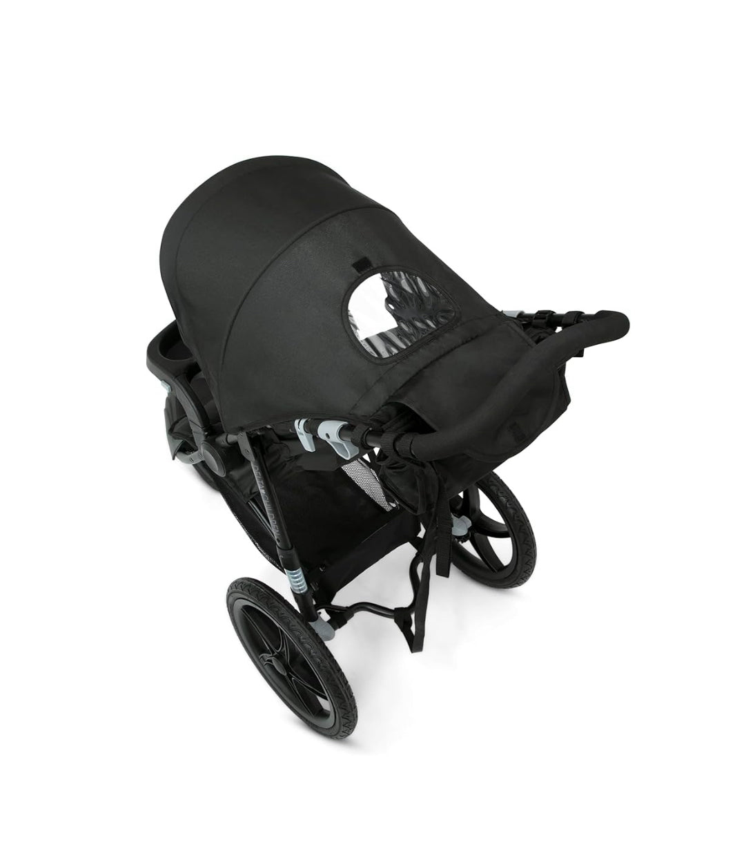 Like New Delta Children Apollo Jogging Stroller W/ Shock Absorbing Frame, Black