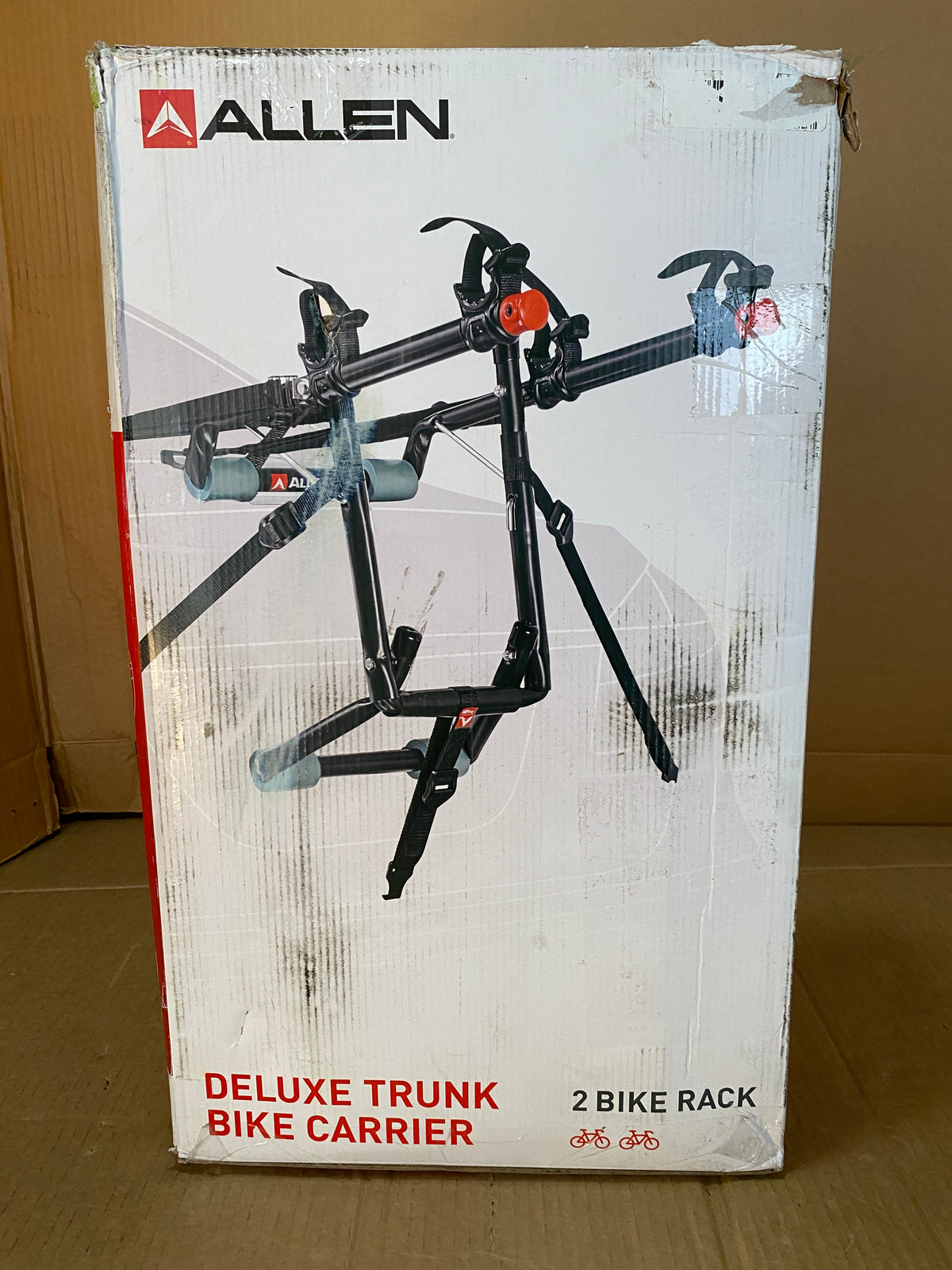 Allen Sports Two Bike Black Rack Deluxe Trunk Mount Bike Carrier